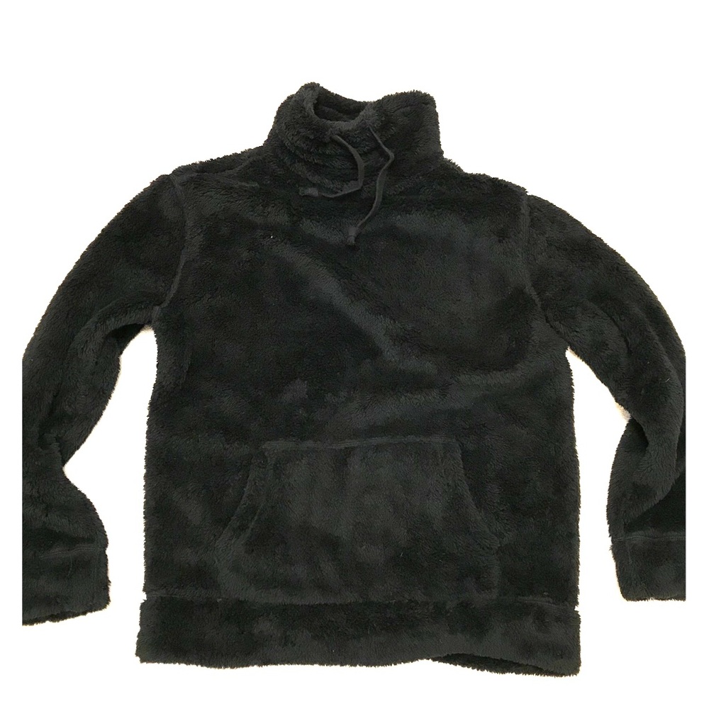 NWT Express Men’s faux fur jacket turtleneck coat